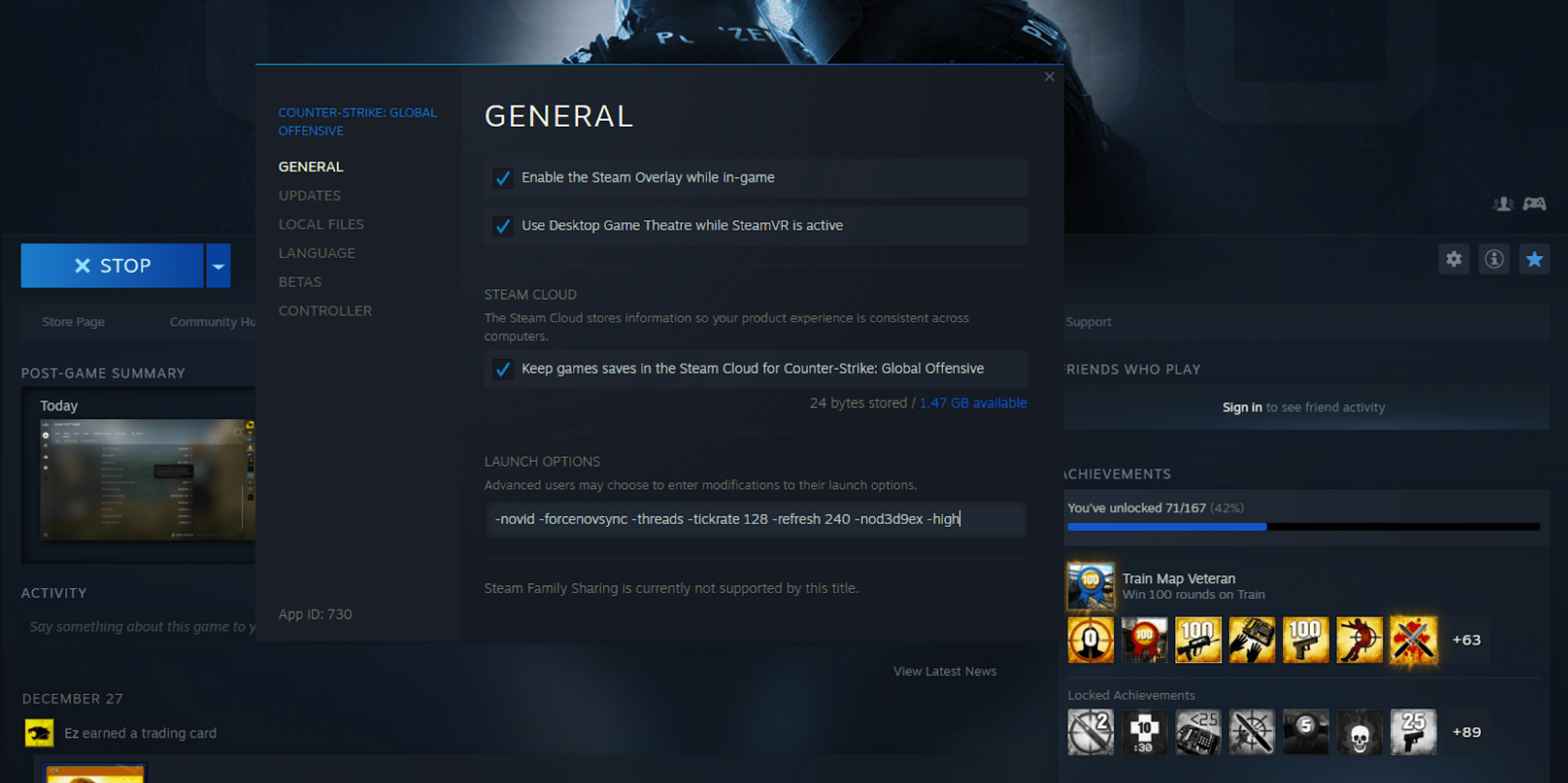 CSGO Launch Options