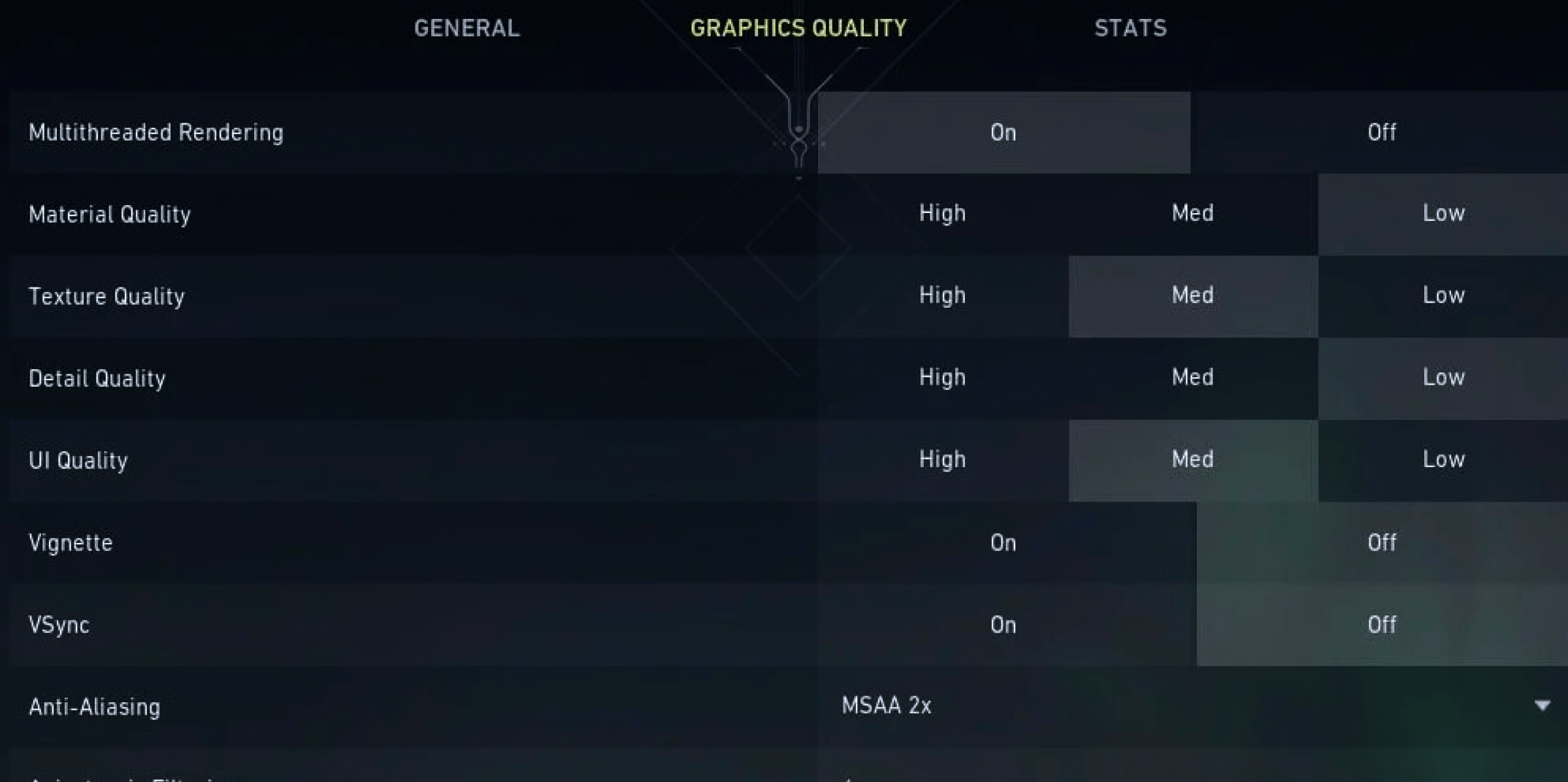 Valorant Graphics Quality Settings